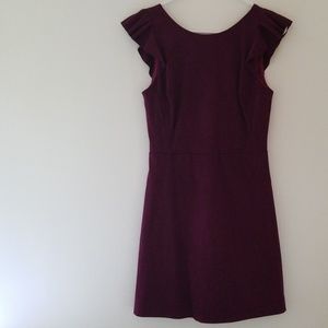 Design Lab | maroon red dress soft medium